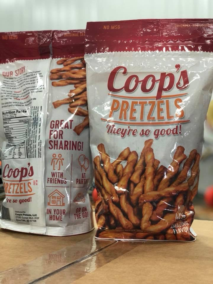 Coop's Pretzels-16oz-6 pack